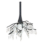 21"W Winter At Stillwater Crystal Lodge Chandelier