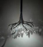 21"W Winter At Stillwater Crystal Lodge Chandelier