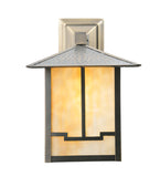 13"W Seneca Valley View Solid Mount Outdoor Sconce