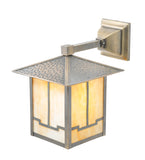 13"W Seneca Valley View Solid Mount Outdoor Sconce