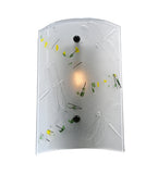 10"W Metro Fusion Bel Volo Fused Glass Wall Sconce