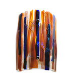 9"W Metro Fusion Oceano Fused Glass Wall Sconce