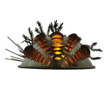 16"W Stoneycreek Pinecone Rustic Lodge Sconce
