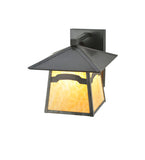 12"W Stillwater Mountain View Solid Mount Outdoor Wall Sconce