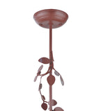 5"W Acorn Tiffany Rustic Lodge Ceiling Pendant