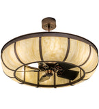 44"W Prime Dome Meyda Chandel-Air Ceiling Fan