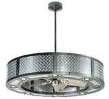 44"W Diamond Turbine Chandel-Air Ceiling Fan