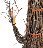 48"L Twigs 6 Lt Rustic Lodge Chandelier