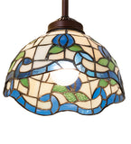 8"W Roseborder Mini Pendant