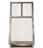 7"W Hyde Park T Mission Outdoor Wall Sconce