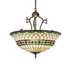 24"W Tiffany Roman Inverted Pendant