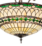 24"W Tiffany Roman Inverted Pendant