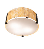24"W Cilindro Contemporary Flushmount