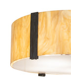 24"W Cilindro Contemporary Flushmount