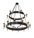 72"W Warwick 18 Lt Two Tier Gothic Chandelier