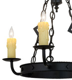 24"W Elvita 3 Lt Gothic Chandelier