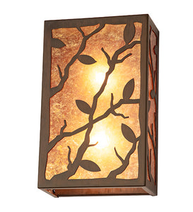 Branches with Leaves Wall Sconce