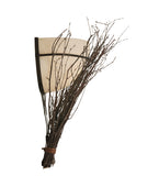 20"W Twigs Rustic Lodge Wall Sconce