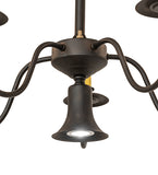22"W Eden 6 Lt Chandelier