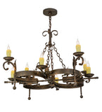 42"W Andorra 8 Lt Victorian Chandelier