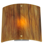11"W Metro Fusion Marble Panel Fused Glass Wall Sconce