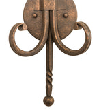 11"W Andorra 2 Lt Victorian Wall Sconce