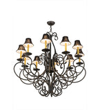 42"W Phillipe 10 Lt Victorian Chandelier