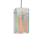 5" Sq Metro Fusion Fire and Ice Granite Quadrato Mini Pendant