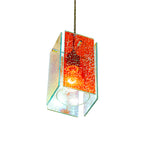 5" Sq Metro Fusion Fire and Ice Granite Quadrato Mini Pendant