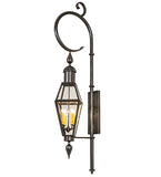 12"W August Lantern Outdoor Wall Sconce