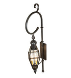 12"W August Lantern Outdoor Wall Sconce