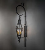 12"W August Lantern Outdoor Wall Sconce