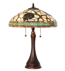 23"H Pinecone Table Lamp