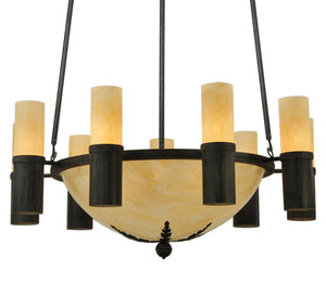 61"W Bella Sala 9 Arm Chandelier