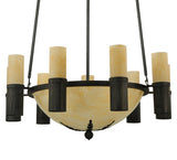 61"W Bella Sala 9 Arm Chandelier