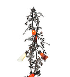 22"W Vinca Vine 12 Lt Floral Rustic Lodge Chandelier