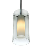 6"W Cilindro Contemporary Industrial Mini Pendant