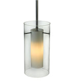 6"W Cilindro Contemporary Industrial Mini Pendant