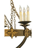 32"W Neapolis 18 Lt Gothic Chandelier