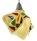9.5"W Metro Fusion Pebbles Handkerchief Mini Pendant