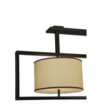 100"L Farm Table Contemporary Oblong Pendant
