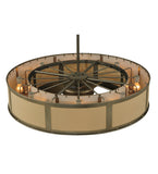 44"W Smythe Craftsman Meyda Chandel-Air Ceiling Fan