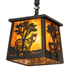 37"L Serengeti 3 Lt Wildlife Island/Billiard Pendant