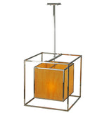 22"Sq Kitzi Box Contemporary Pendant