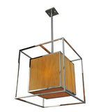 22"Sq Kitzi Box Contemporary Pendant