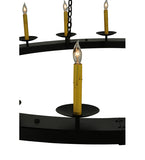 61"W Loxley 24 Lt Two Tier Lodge Gothic Chandelier