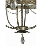 28.5"W Antonia 6 Lt Crystal Victorian Chandelier