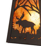 7.5"Sq Moose at Dawn Mini Pendant