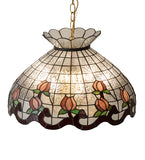 20"W Roseborder Pendant