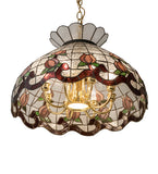 20"W Roseborder Pendant